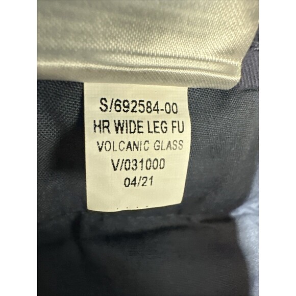 Old Navy Pants 16 Women's Extra High Rise Wide Leg Khaki Chino cotton Stretch - Picture 7 of 9